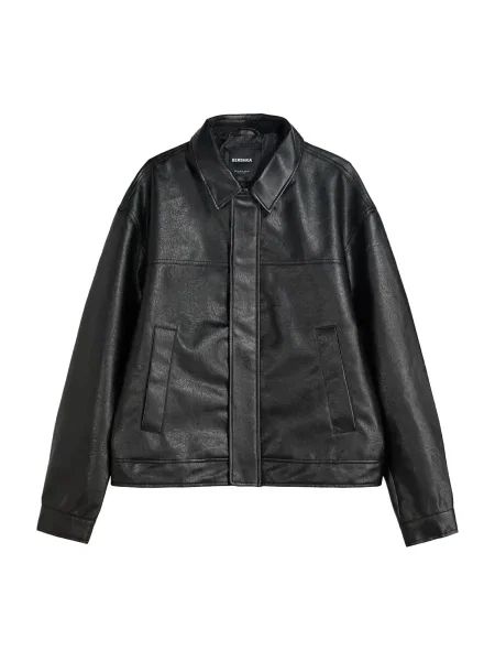 Bershka Prehodna jakna črna