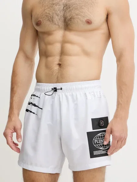 Плувни шорти PLEIN SPORT бяло