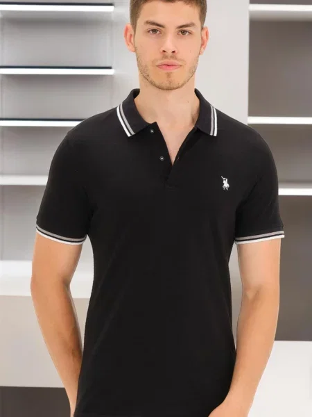 Tricou polo Dewberry negru