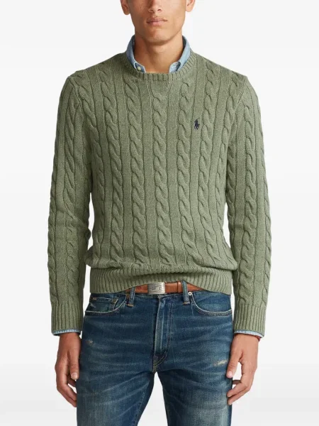 Cu centură curea Polo Ralph Lauren tricotate cu dungi albastru