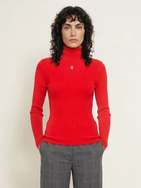 Sandro Golf rot czerwony