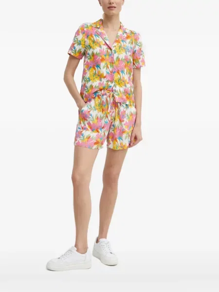 Cămașă Picture cu model floral cu imagine alb