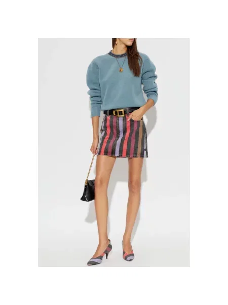 Sweter Versace z kaszmiru zielony