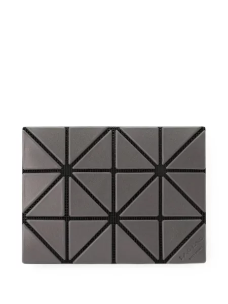 Portofel Bao Bao Issey Miyake cu imprimeu geometric gri