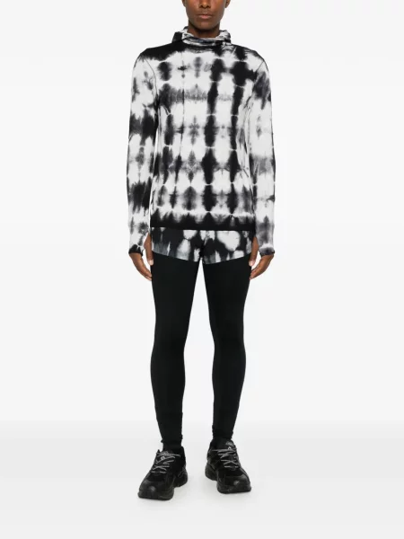 Lung tricou Asics cu legături alb