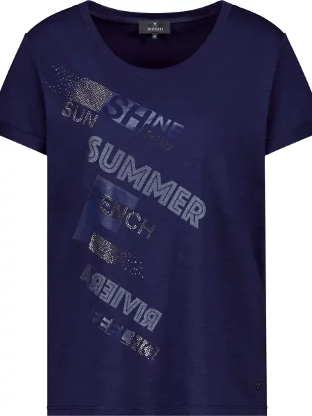 Monari Tricou safir / închis / argintiu albastru