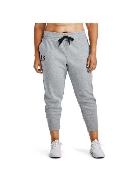 Kalhoty Under Armour Rival Fleece Joggers& Black 1X černé