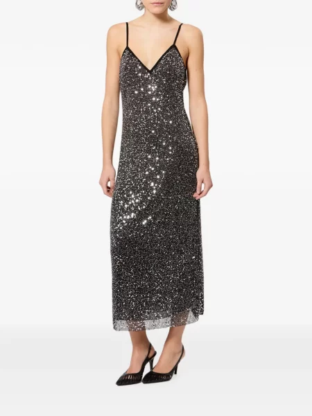 Rochie maxi Marant Etoile cu paiete gri