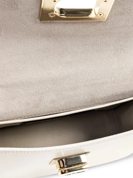 Mini colier Furla cu bretele mini alb