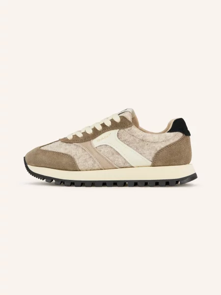 Sneakersy Gant skórzane beżowe
