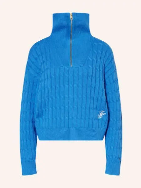 Sweter Tommy Hilfiger niebieski