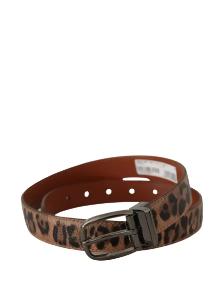 Curea Dolce & Gabbana cu imagine cu model leopard cu cataramă