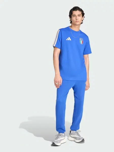Футболка спортивна adidas комбінований верх синій