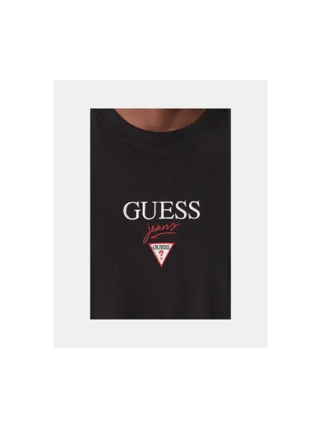Guess Jeans Tricou Oversize negru