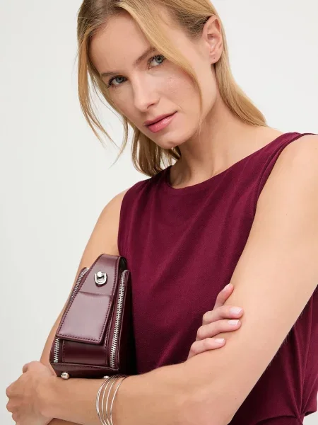 Сукня Answear.LAB maxi пряма бордовий