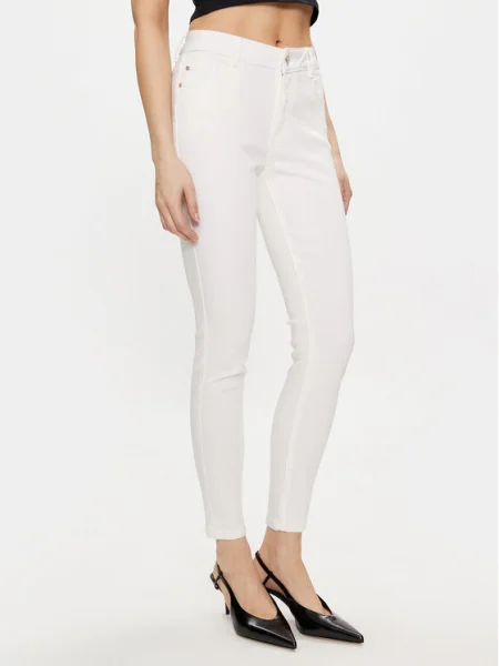 Morgan Blugi Écru Skinny Fit