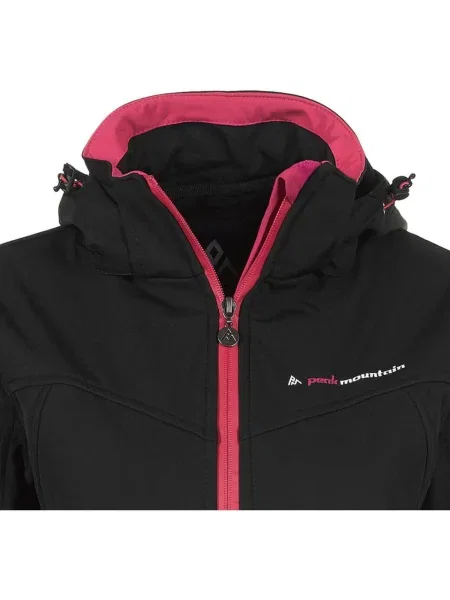 Geacă Peak Mountain softshell negru