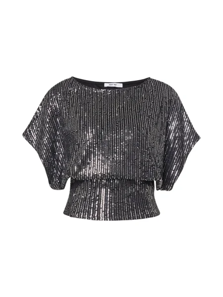 ABOUT YOU Bluză Elsa / argintiu negru