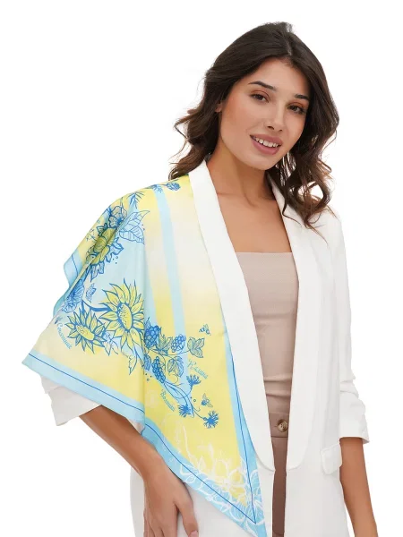 Платок Myscarf желтый