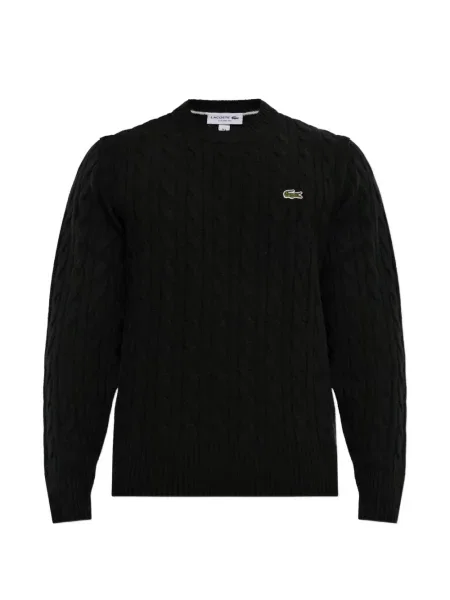 Pulover Lacoste de lână verde