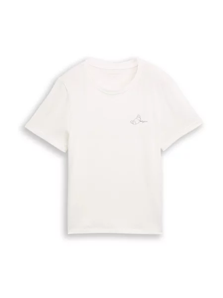 TOM TAILOR Tricou alb