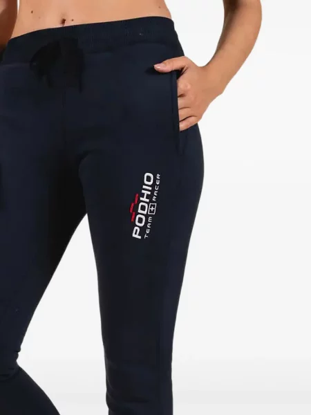 Pantaloni Podhio cu imagine alergare albastru