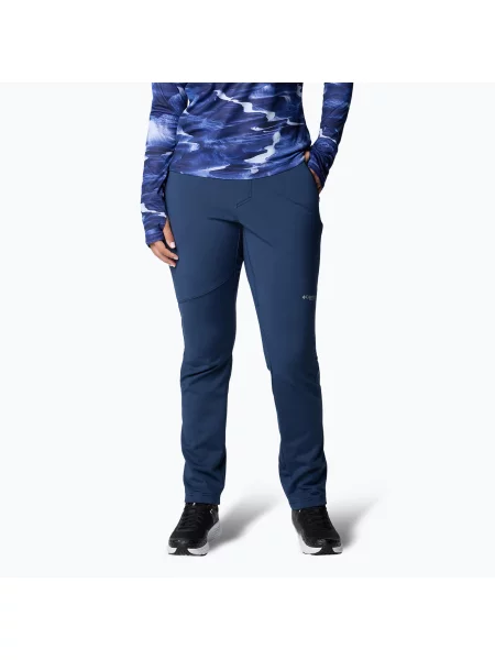 Spodnie trekkingowe Columbia Vast Canyon High collegiate navy granatowe