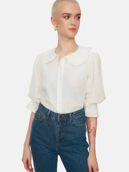 Cămașă Trendyol gri