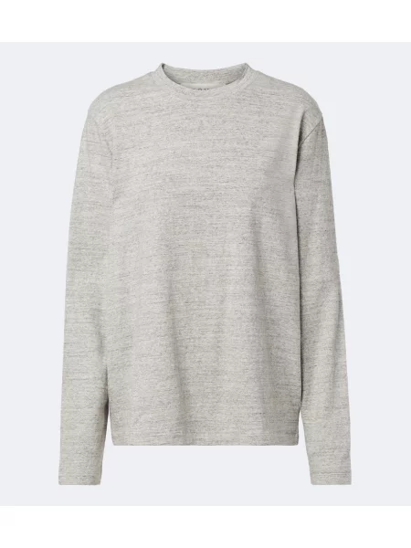 Tricou Róhe din jerseu gri