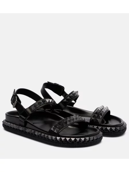 Sandale Christian Louboutin din piele negru