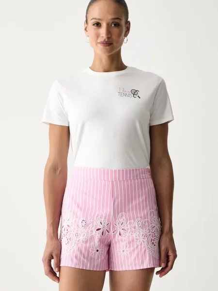 Saint Barth tricou pentru femei din alb