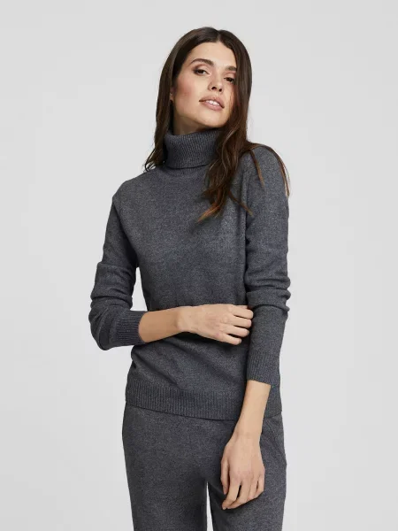 Кашемірова водолазка Marc&andre сіра