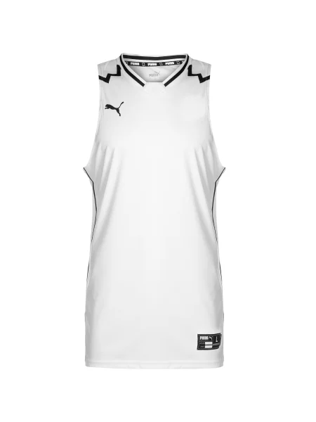 Džerzej tričko Puma biela