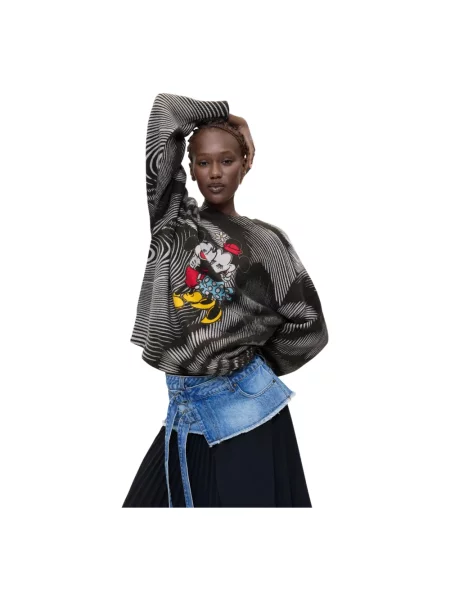 Sweter Desigual czarny