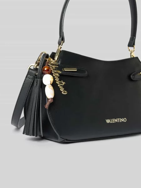 Torba na ramię z detal z logo model NIVALIS RE' Valentino czarna
