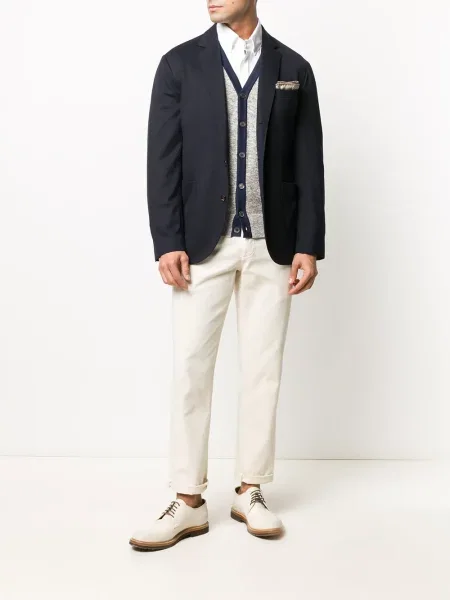 Sacou Brunello Cucinelli albastru