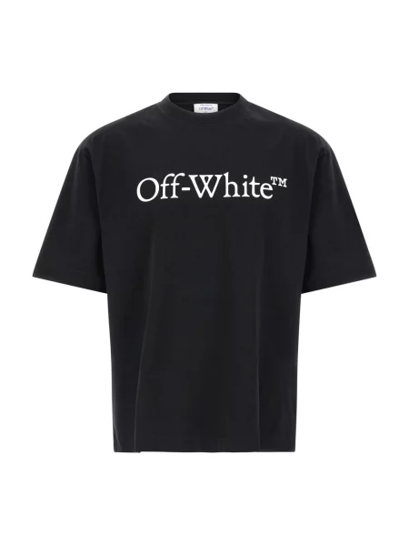 T-shirt Off-White Big Bookish Skate S/S Tee Black White S biała