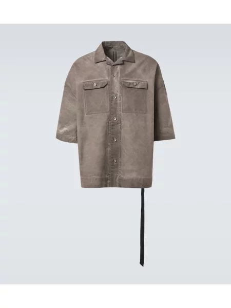 Košile Rick Owens hnědá