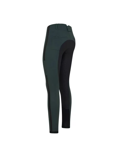 Spodnie jeździeckie o pełnej przyczepności Euro-Star Slim Shape zielone