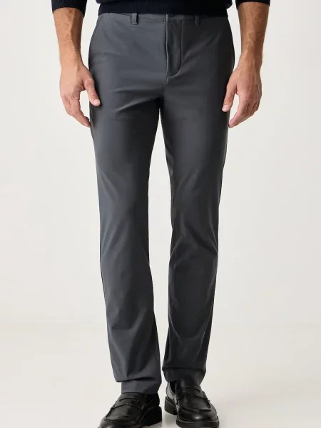 Lacoste spodnie slim fit szare