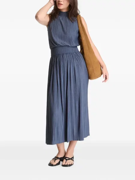 Rochie midi Samsøe Samsøe albastru