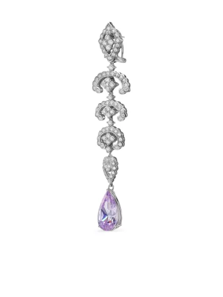 Cercei Anabela Chan din dantelă violet