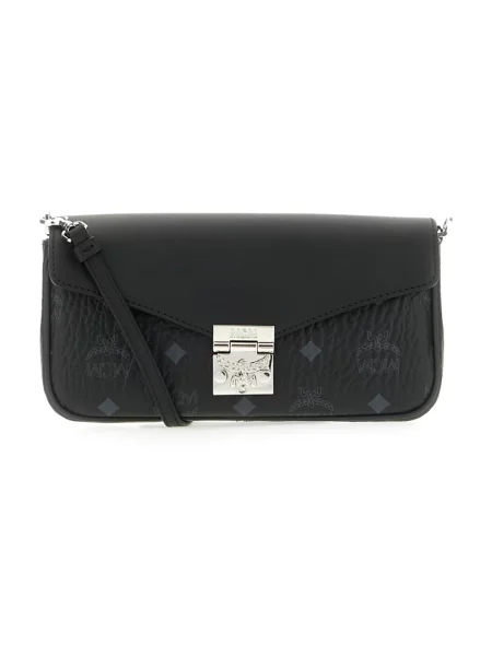 Torebka crossbody Mcm skórzana czarna