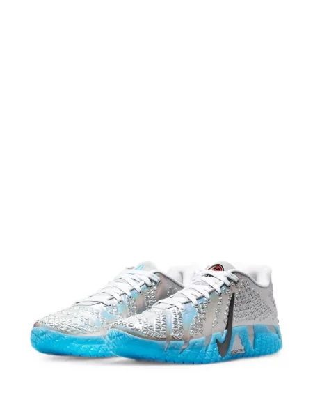 Sneakerși Nike LeBron cu aplicații gri