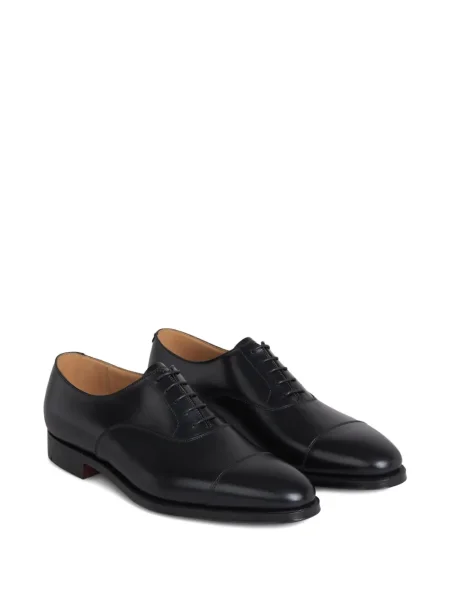 Ниски обувки Crockett & Jones кепър черно