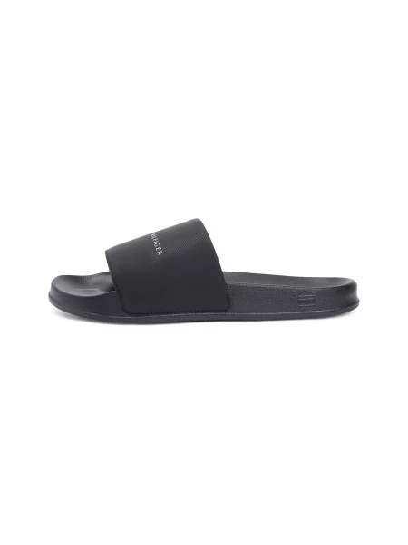 TOMMY HILFIGER Saboți / alb negru