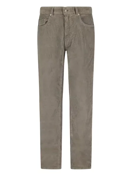 Pantaloni Pt Torino de catifea cord gri