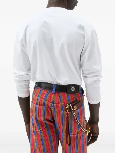 Tricou Versace din jerseu alb