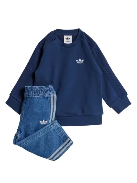 Adidas Анцуг Denim Crew син
