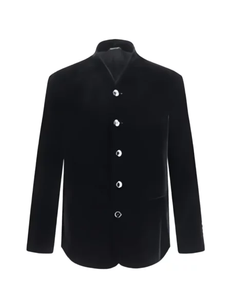 Sacou Giorgio Armani de catifea negru